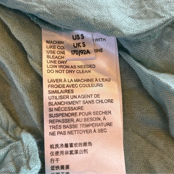 Free People Blue Floral Vibrant Romantic Bohemian Swinging Flowy Dress Sz Small - Picture 7 of 9